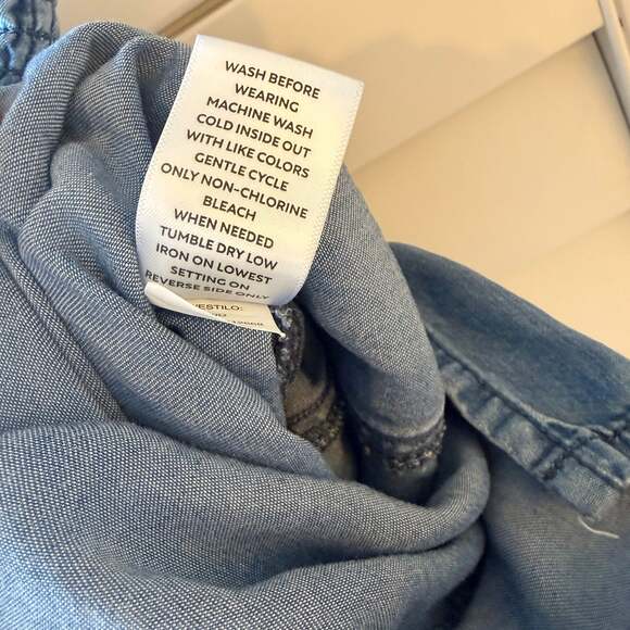 Westbound Women's Blue Denim Mid Rise Straight Ankle Pant Size S - Picture 9 of 9